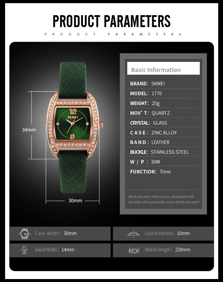 SKMEI 1770 Women Diamond Watches