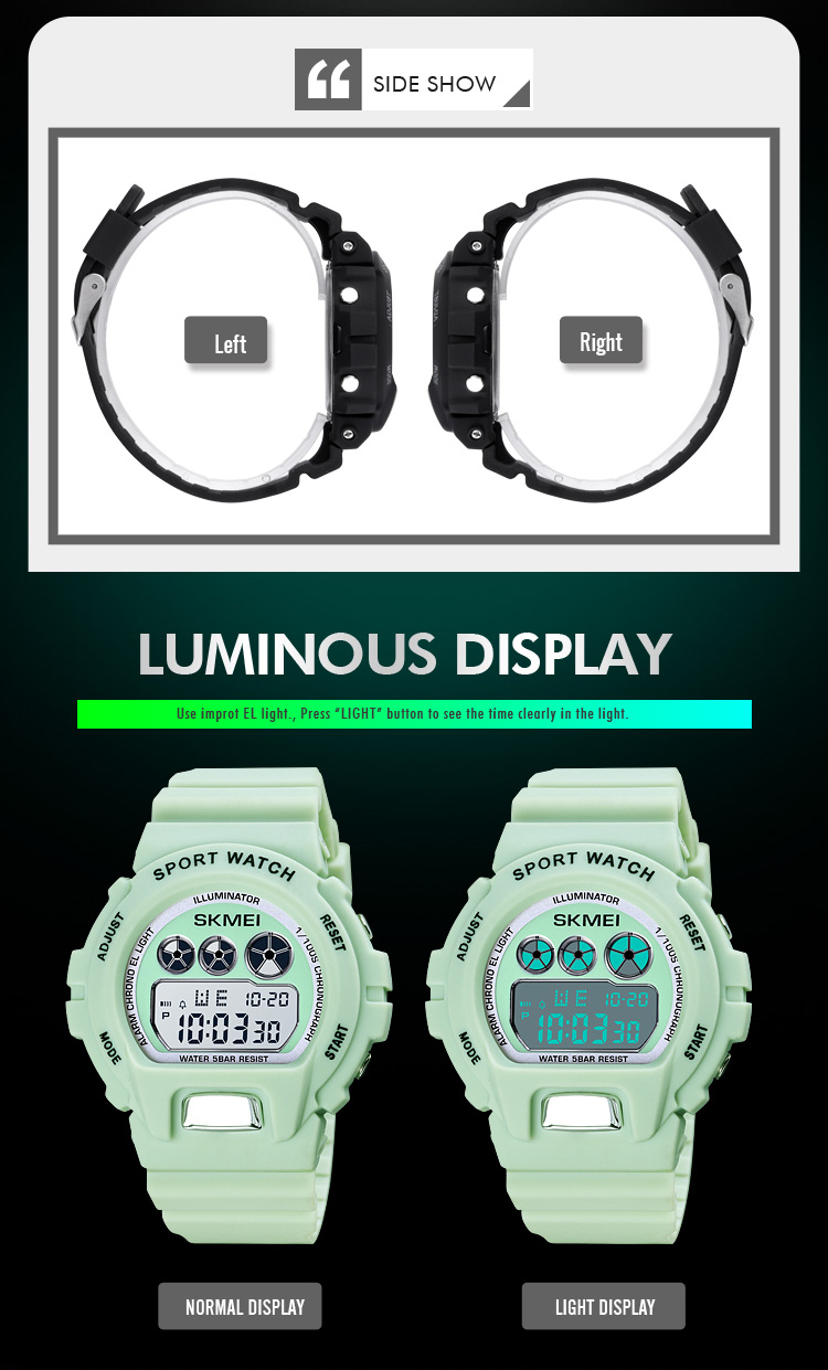 Reloj deportivo digital luminoso SKMEI 1775