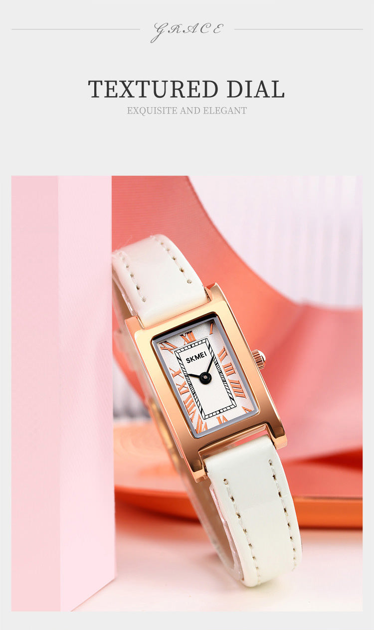 SKMEI 1783 Relojes de pulsera vintage para muñecas pequeñas de mujer IP67