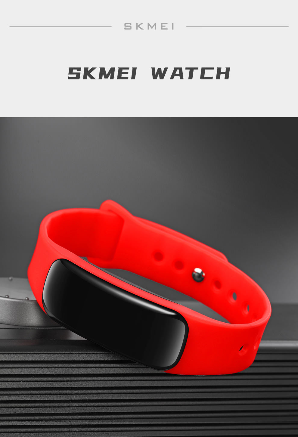 Montre à écran tactile à affichage LED SKMEI / montre numérique