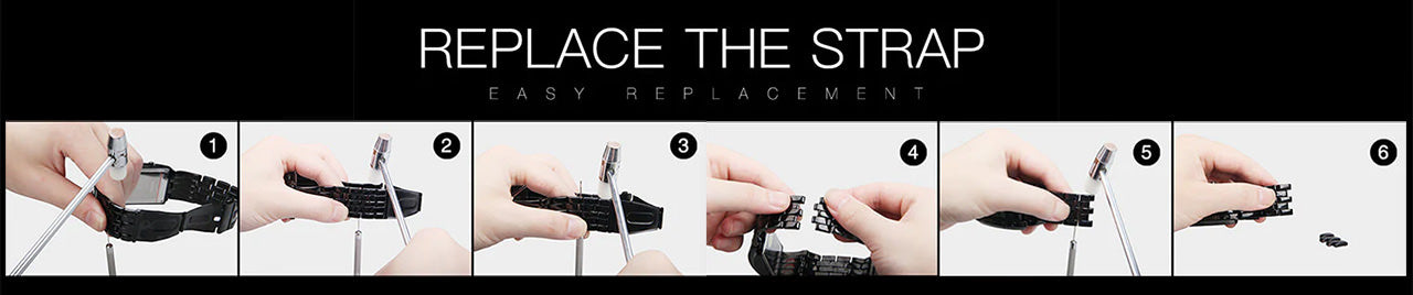 How to Change the Strap for a Binary Watch