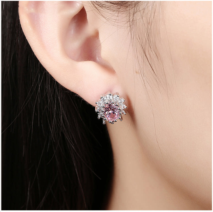 SKMEI LKN001 Flower Earrings Studs