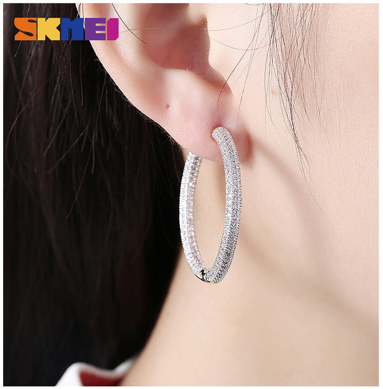 SKMEI LKN006 Circle Hoop Earrings