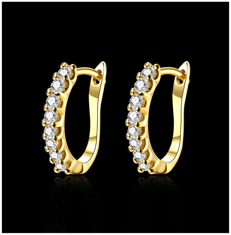 SKMEI LKN018 Zirconia Earrings Hoops