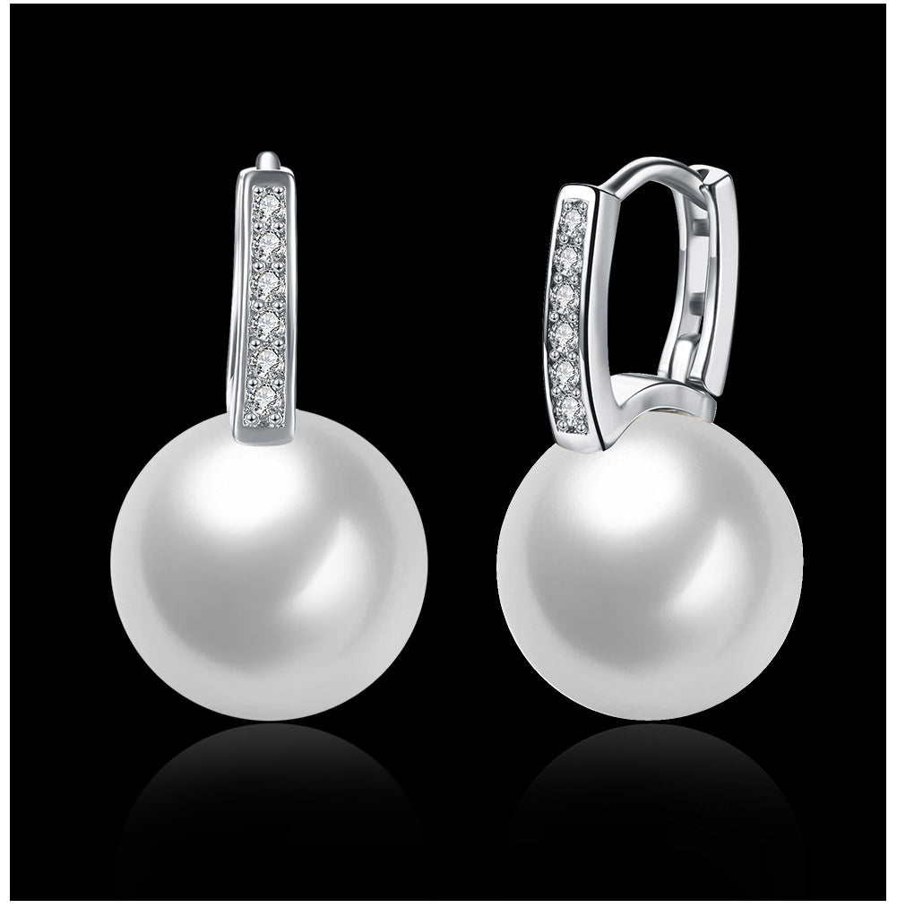 SKMEI LKN024 Pearl Earrings Drops