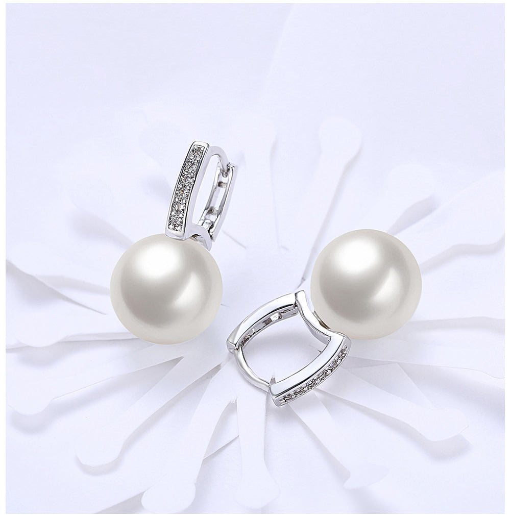 SKMEI LKN024 Pearl Earrings Drops