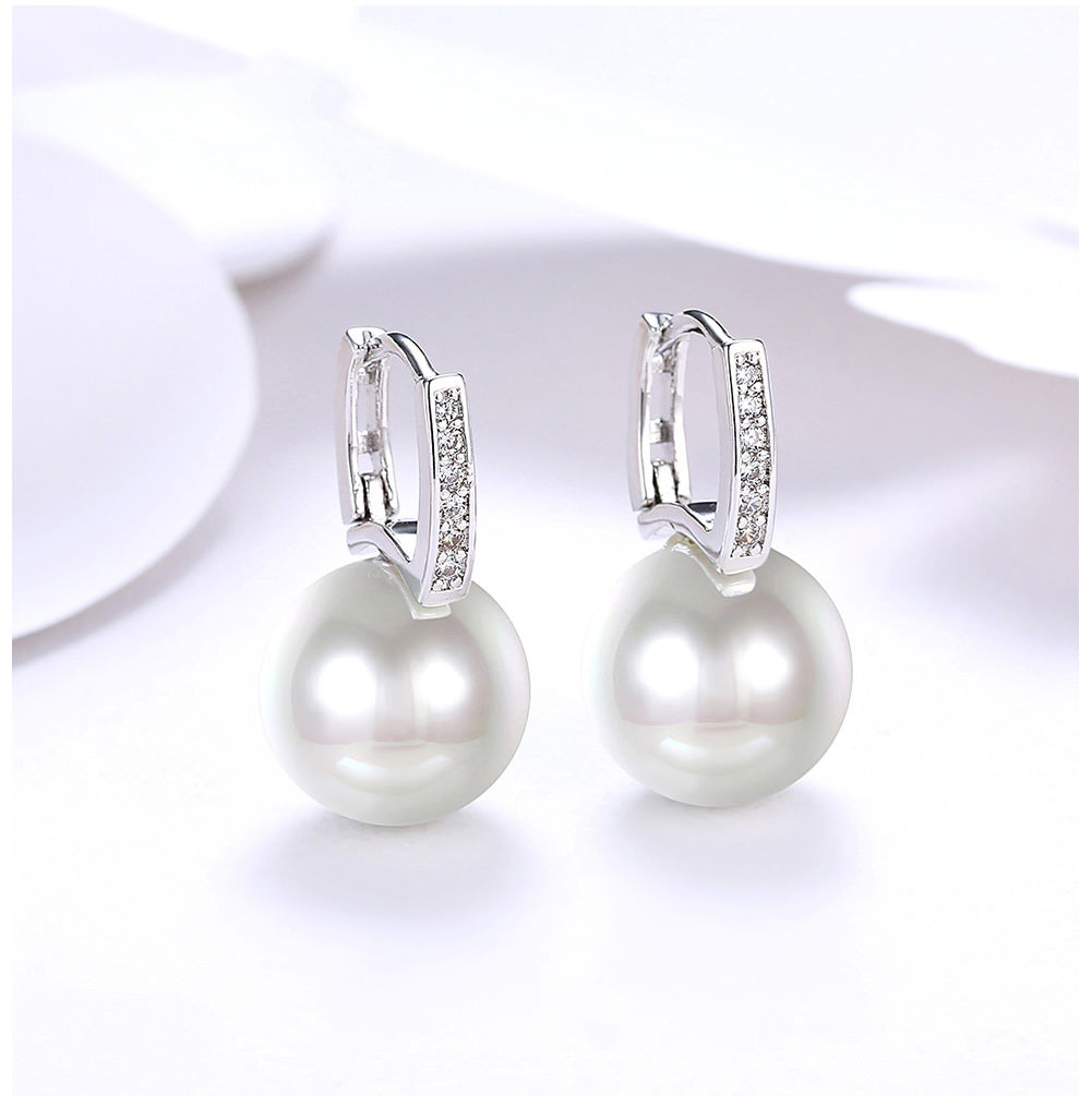 SKMEI LKN024 Pearl Earrings Drops