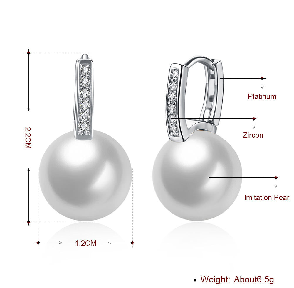 SKMEI LKN024 Boucles d'oreilles en perles Gouttes