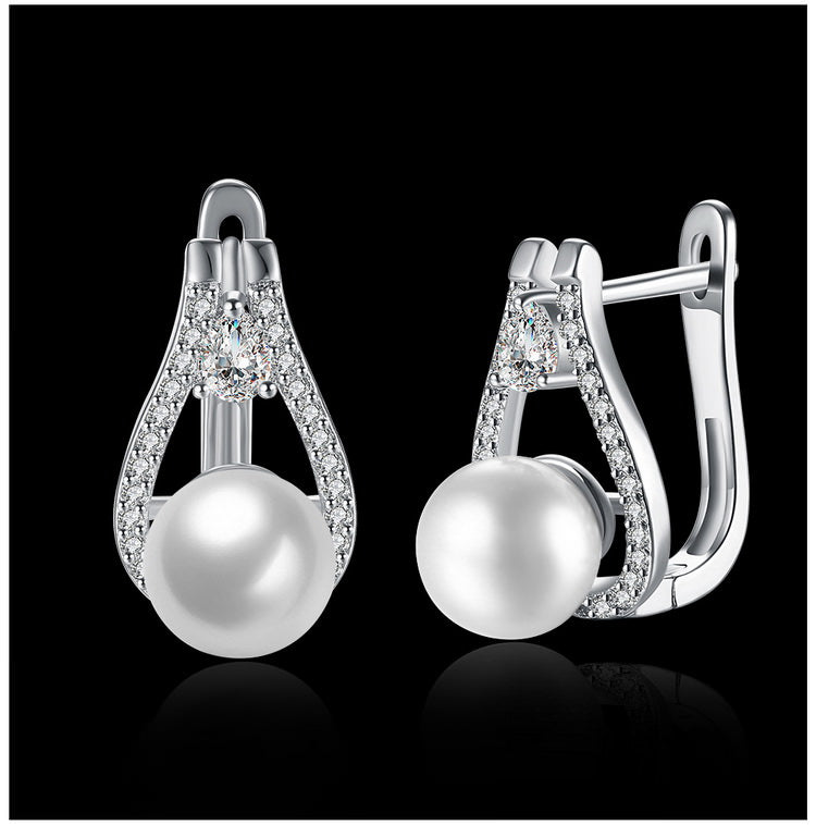 SKMEI LKN026 Pearl Ear Studs