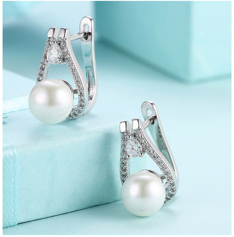 SKMEI LKN026 Pearl Ear Studs