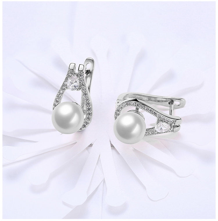 SKMEI LKN026 Pearl Ear Studs