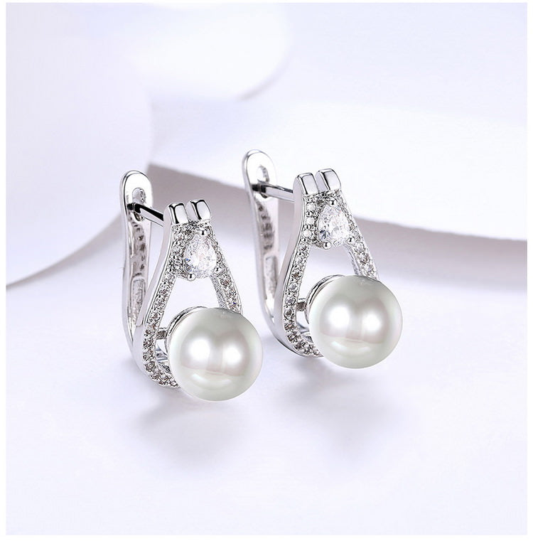 SKMEI LKN026 Pearl Ear Studs