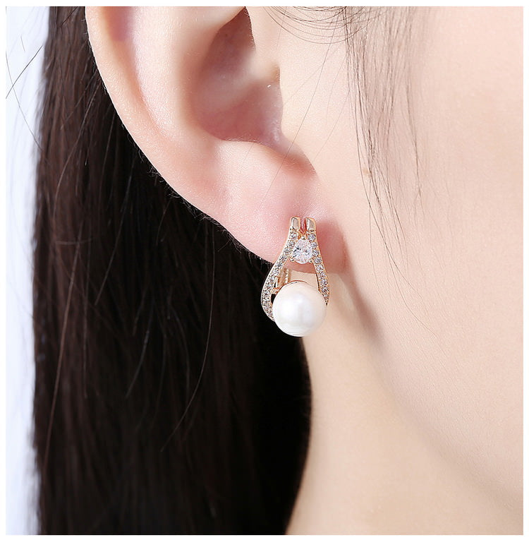 SKMEI LKN026 Clous d'oreilles en perles