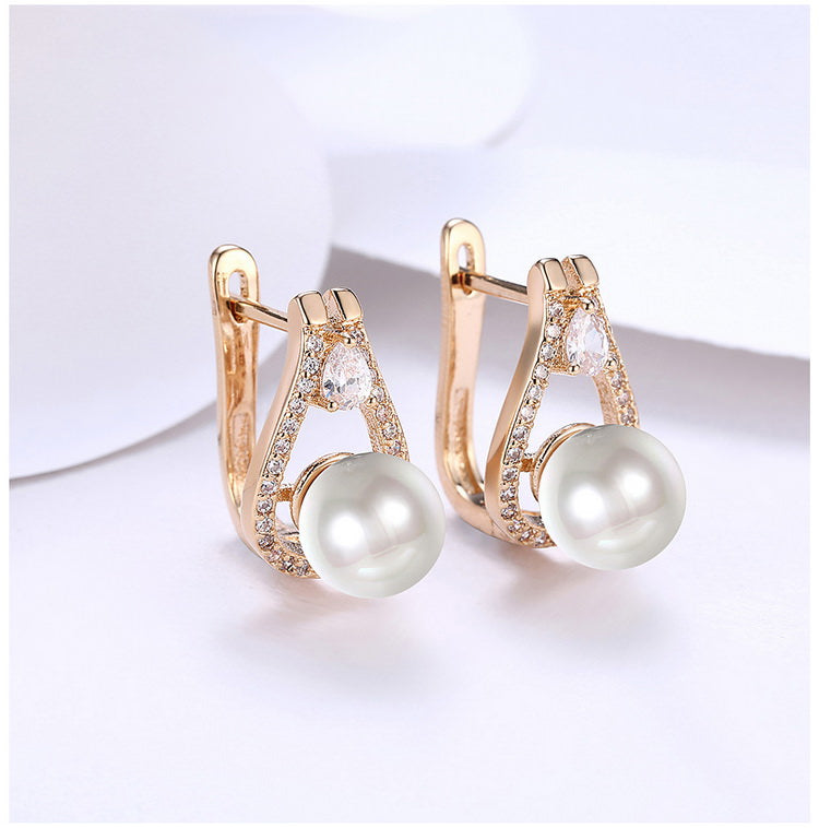 SKMEI LKN026 Pearl Ear Studs