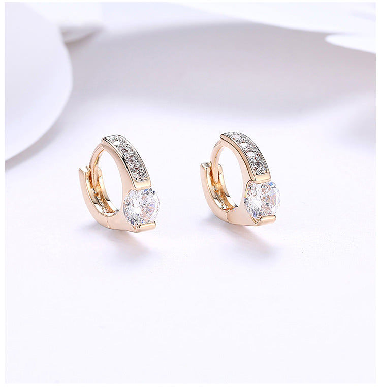 SKMEI LKN027 Boucles d'oreilles créoles en diamant