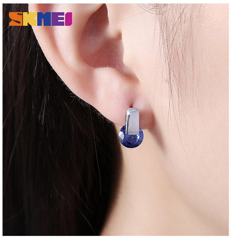 SKMEI LKN050 Boucles d'oreilles bleues