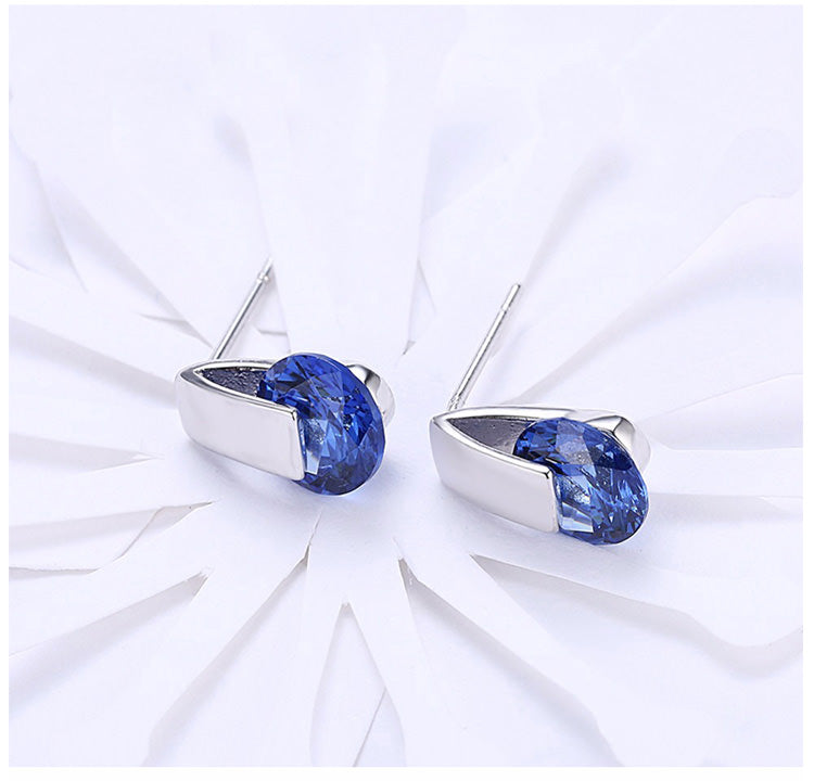 SKMEI LKN050 Blue Earrings Studs