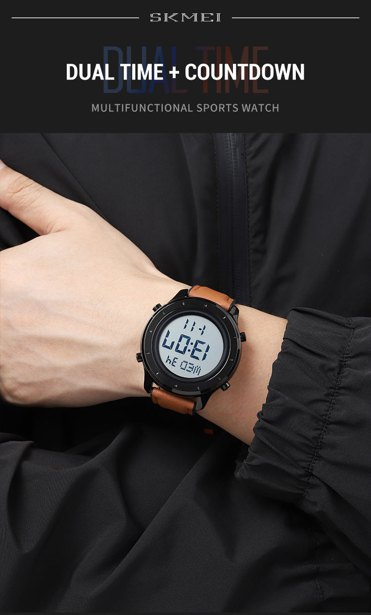 SKMEI Stylish Simple Watch w/ Layered Case