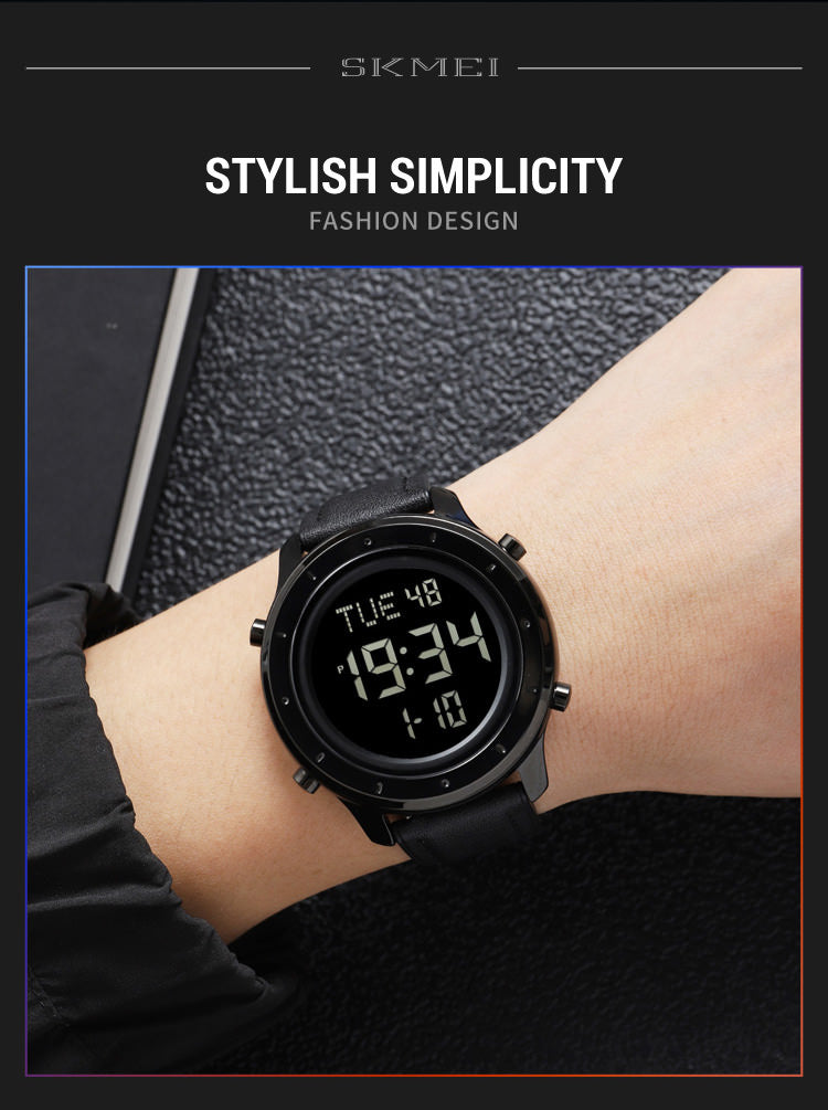SKMEI Stylish Simple Watch w/ Layered Case