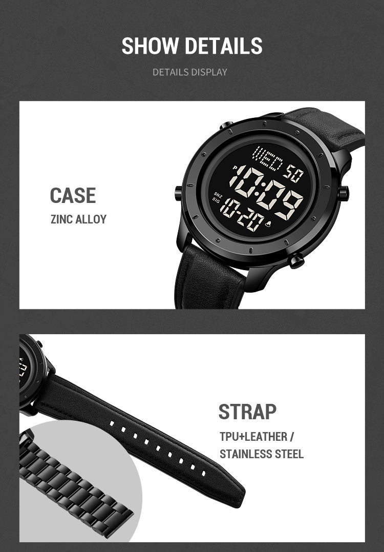 SKMEI Stylish Simple Watch w/ Layered Case
