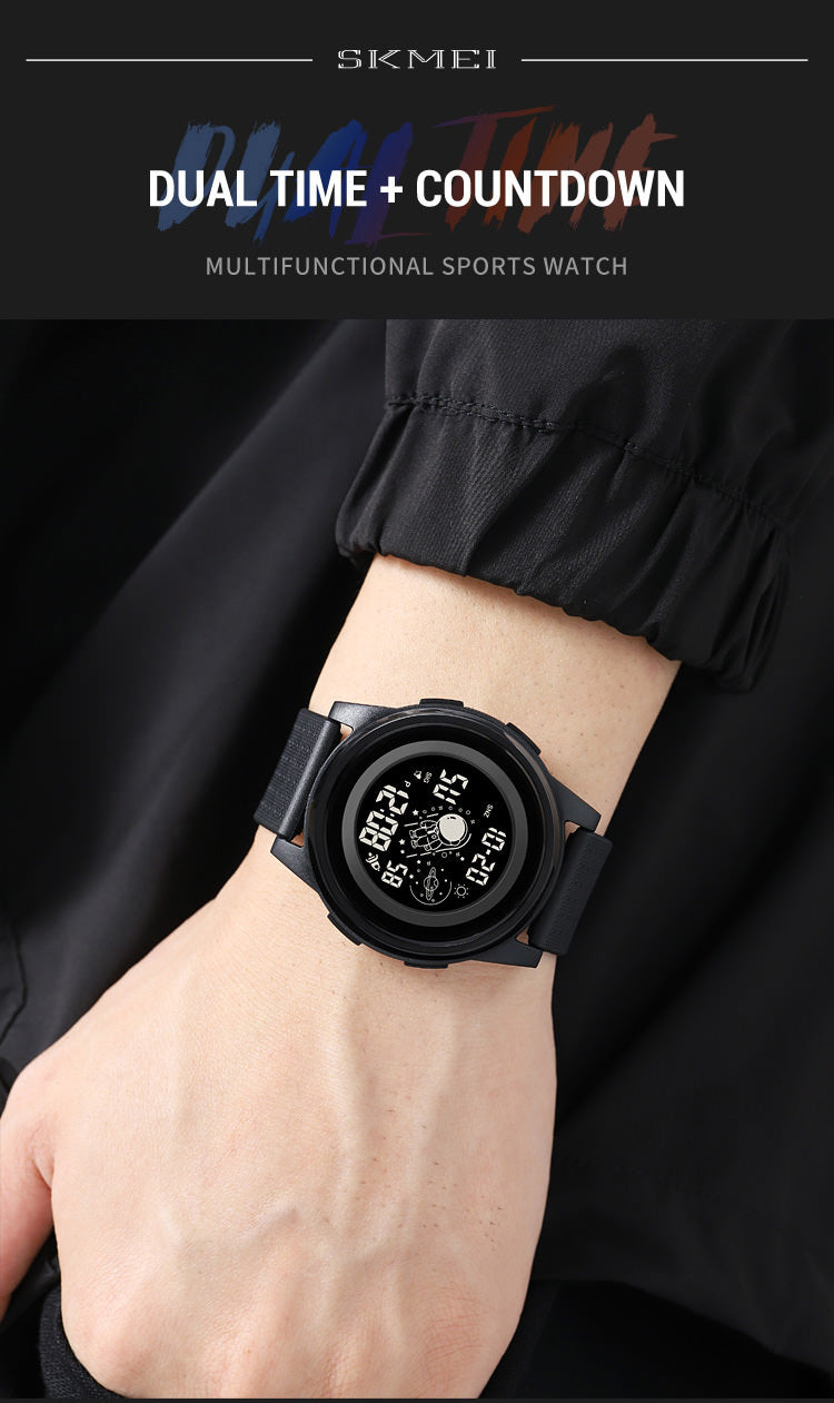 SKMEI Ultra-thin Watch Astronauts Style Wristwatch