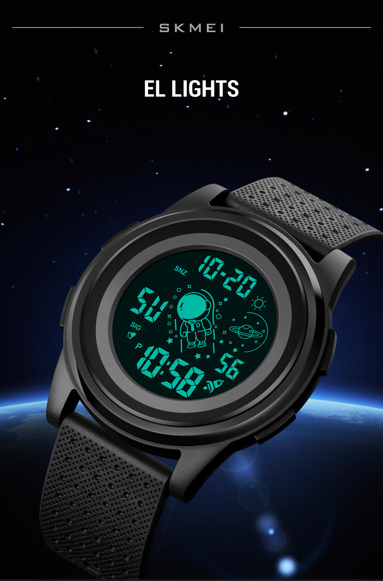 SKMEI Ultra-thin Watch Astronauts Style Wristwatch