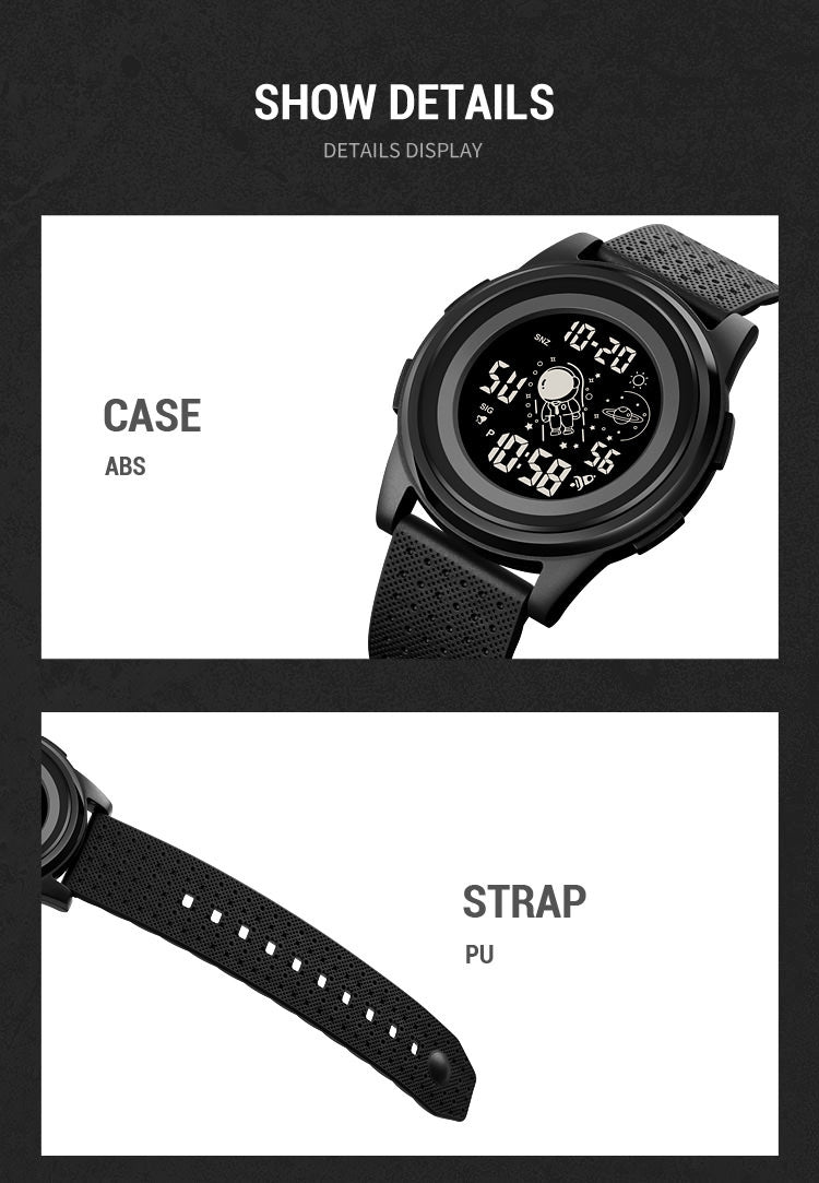 SKMEI Ultra-thin Watch Astronauts Style Wristwatch