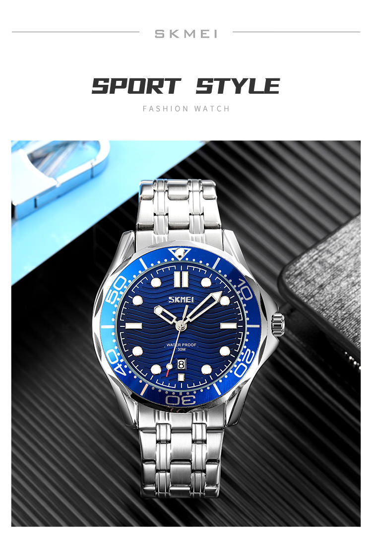 Reloj SKMEI 9276 Deep Sea Pilot para hombre con anillo giratorio de 360°