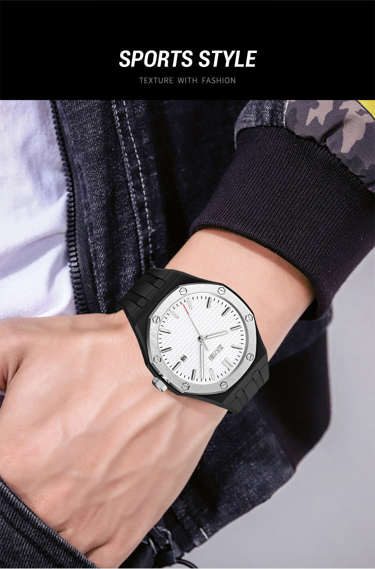 SKMEI 9299 Reloj casual con correa de silicona para mujer