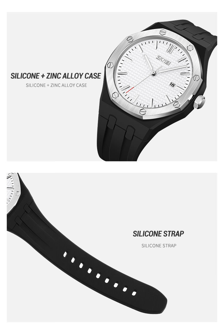 SKMEI 9299 Silicone Strap Casual Watch for Women