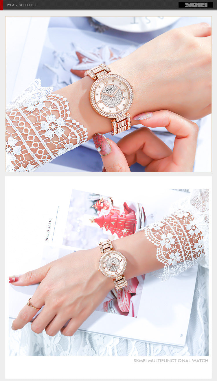 SKMEI 1739 Luxury Wedding Watch for Girls