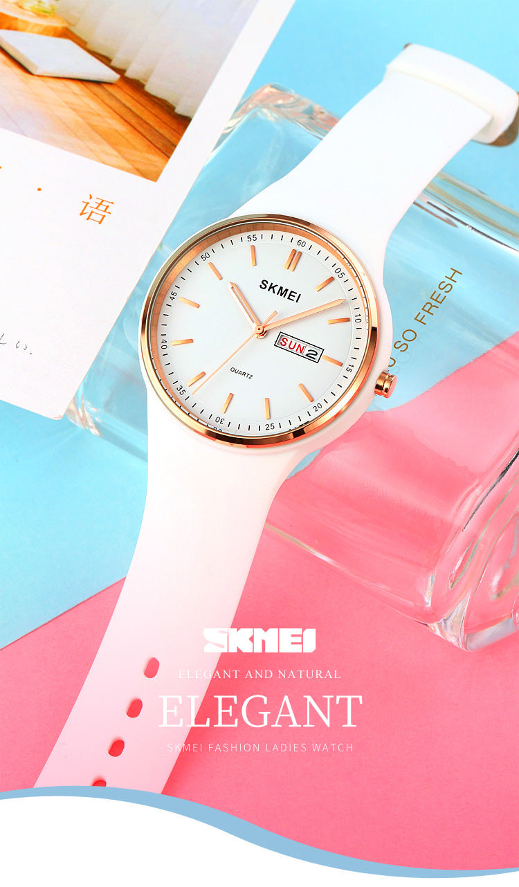 SKMEI 1747 Simple Watches Womens w/ Colorful Watch Band