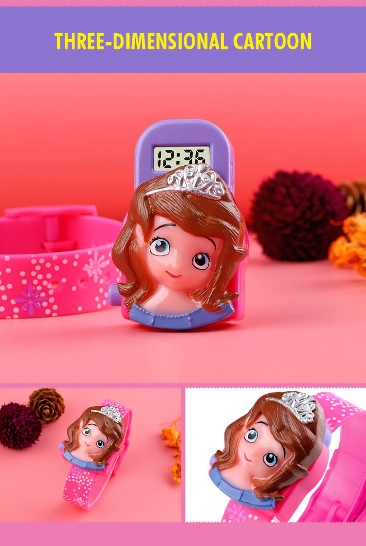 SKMEI 1752 Snow Princess Cartoon Watch for Girls