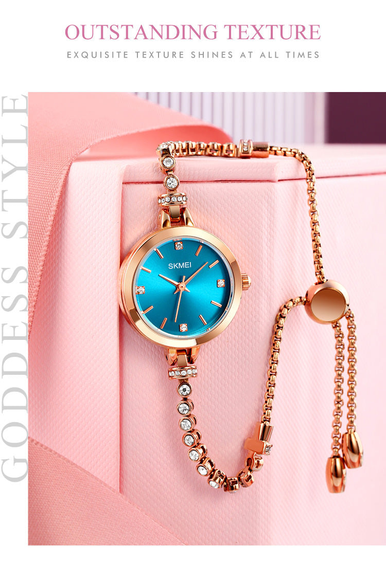 Reloj de pulsera analógico digital SKMEI 1854 para mujer