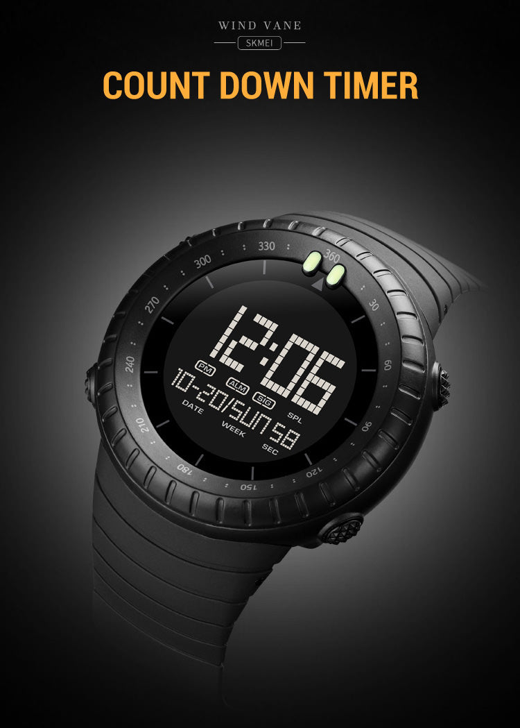 SKMEI 1992 Reloj deportivo digital de 50 mm para hombre resistente al agua IP68