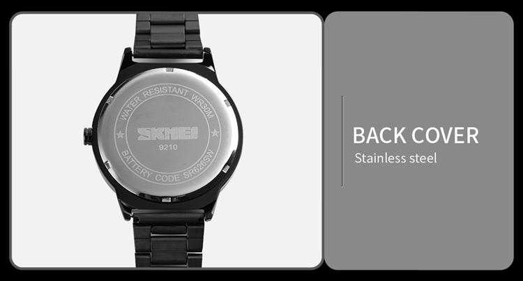 Reloj futurista de 42 mm con marca SKMEI 9210 para mujer