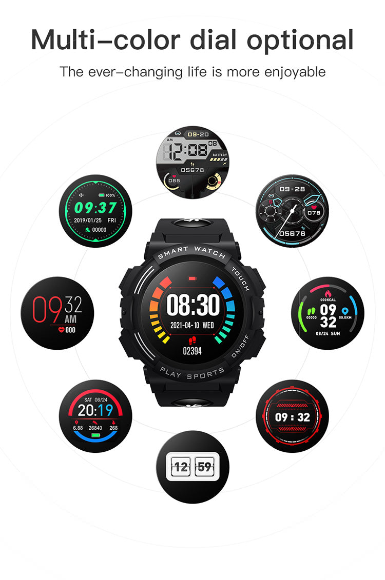 SKMEI W51 Tough Smartwatch w/ Multi Sports Mode Tracker