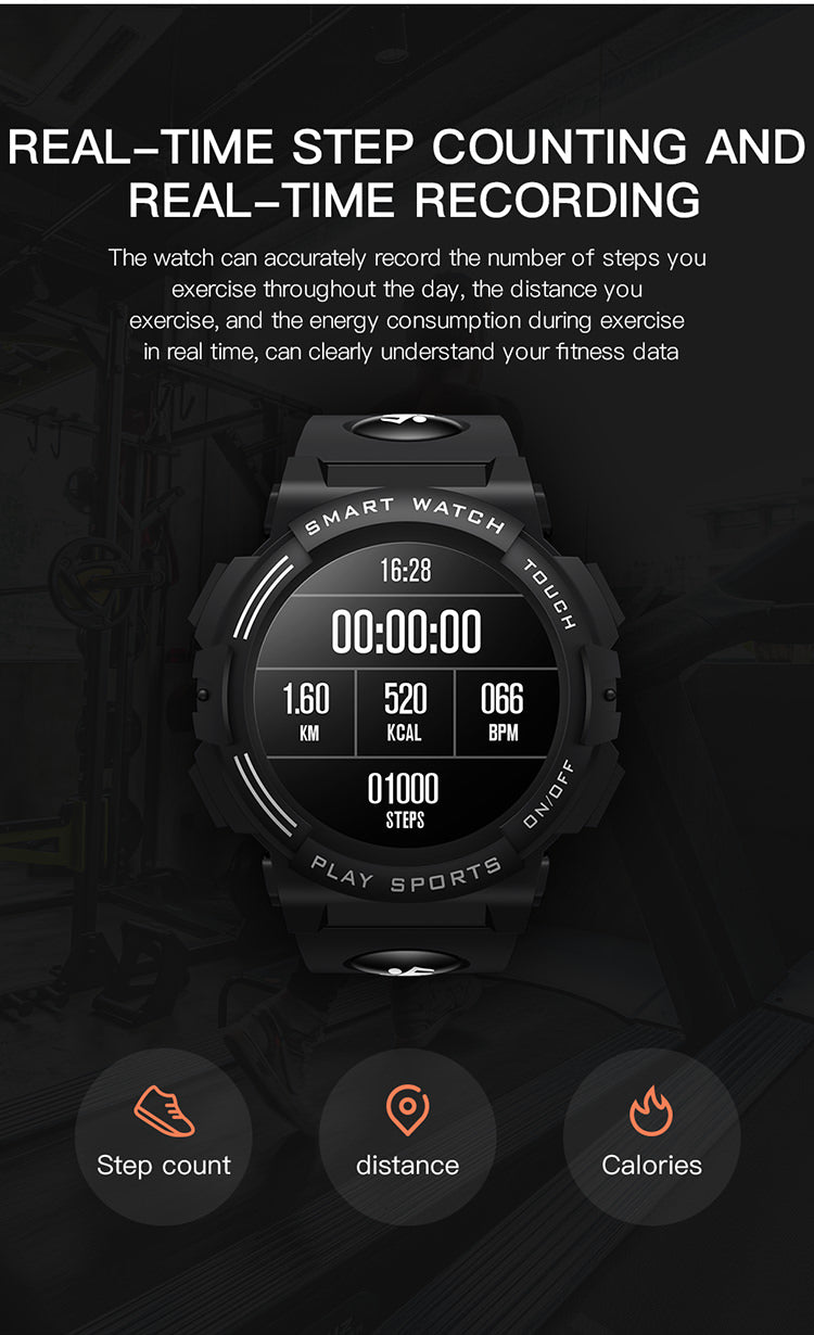 SKMEI W51 Tough Smartwatch w/ Multi Sports Mode Tracker
