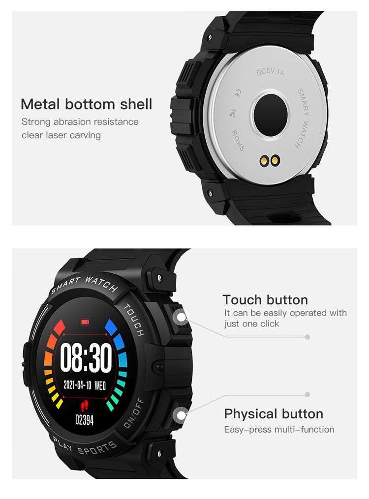 SKMEI W51 Tough Smartwatch w/ Multi Sports Mode Tracker