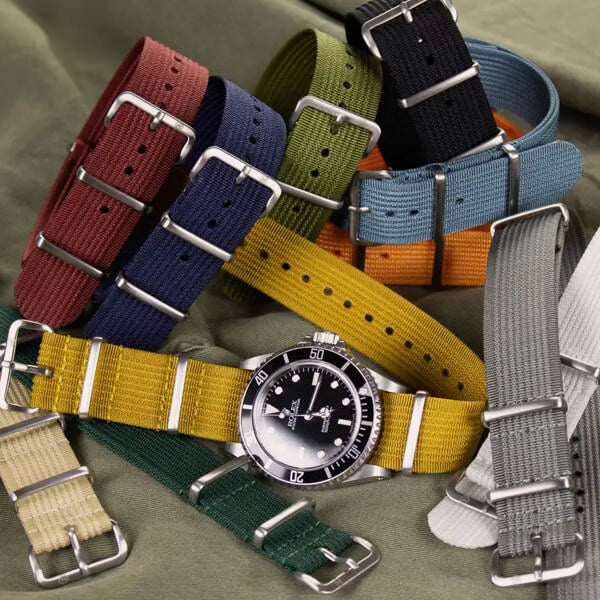 Nylon watch straps