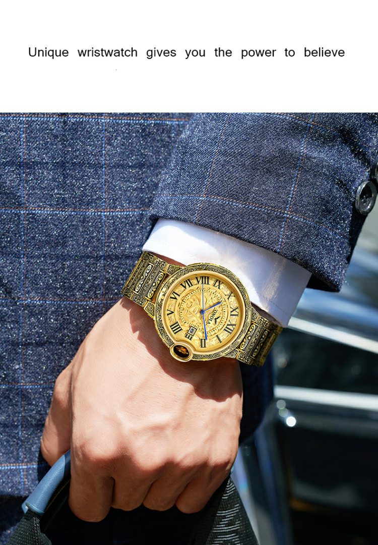 ONOLA ON3813 Golden Wristwatch 10