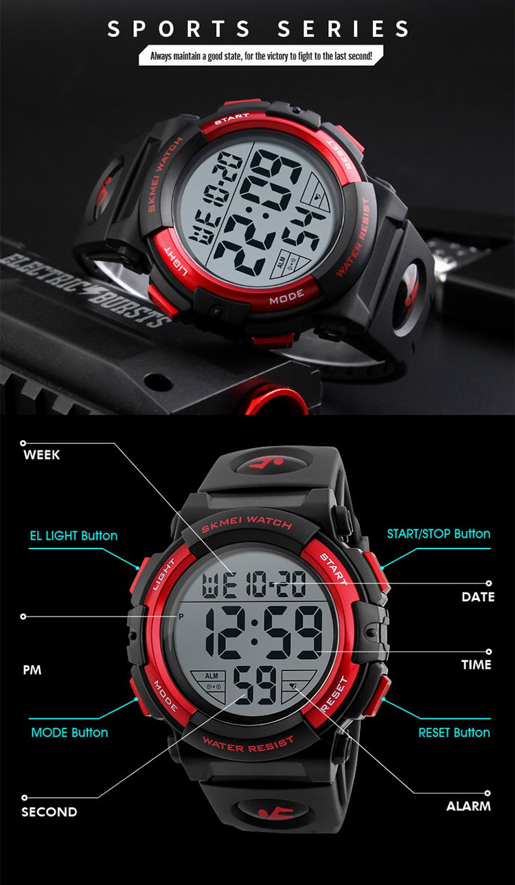 Reloj deportivo digital SKMEI 1258