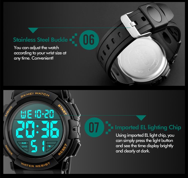 SKMEI 1258 Digital Sport Watch