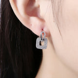 SKMEI LKN040 Square Drop Earrings for Ladies