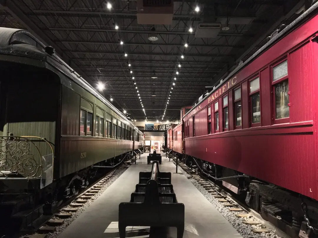 Exporail, the largest railway museum in Canada.