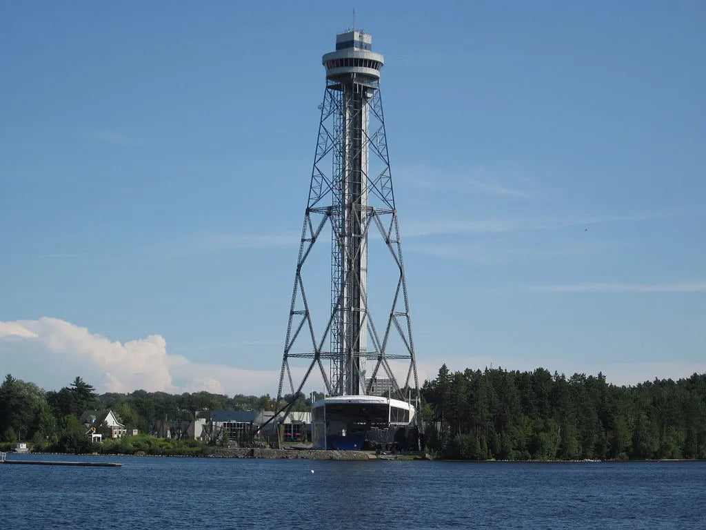 Tower of the city of energy in Mauricie.