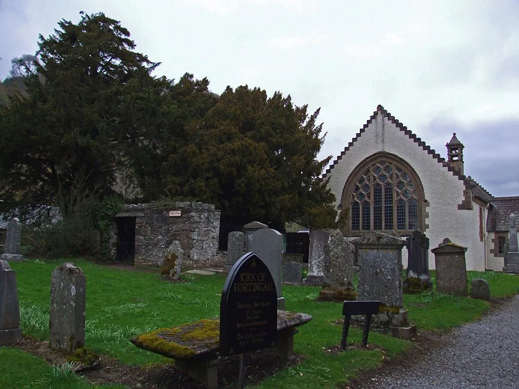 Fort Ingall cemetery and church.