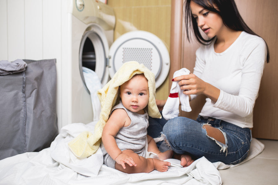 Baby laundry washing temperature