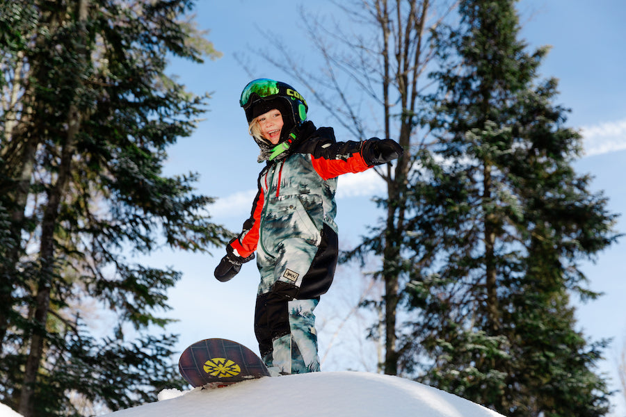 Meilleur snowboard enfant en combinaison de neige