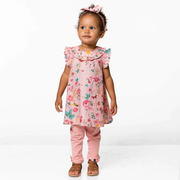 Child girl floral tunic
